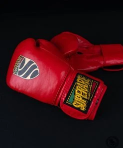 Superare Fight Goods SUPERARE ITALY Superare S40 Velcro Gloves - Rosso