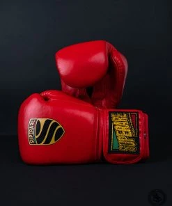 Superare Fight Goods SUPERARE ITALY Superare S40 Velcro Gloves - Rosso