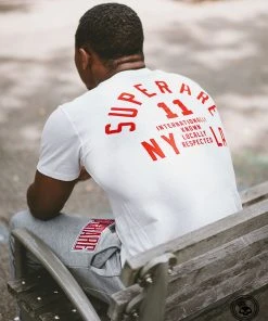 Superare Fight Goods CLOTHING Superare Locally Respected Shirt - White/Red