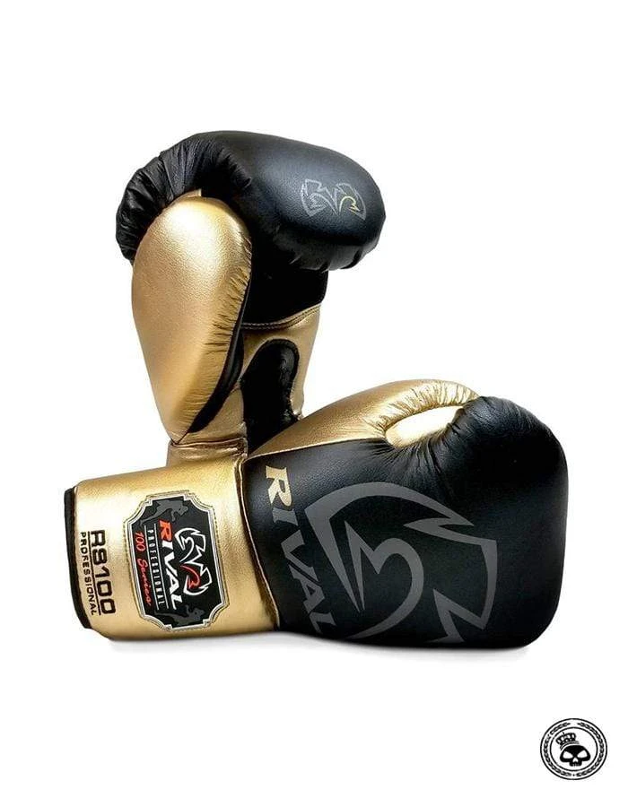Rival RS100 Pro Sparring Lace Up Gloves - Multiple Colors 3 Rival RS100 Pro Sparring Lace Up Gloves - Multiple Colors