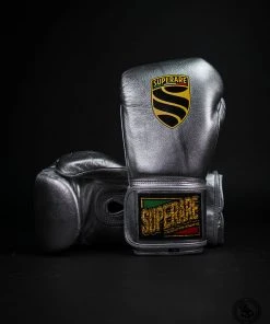 Superare Fight Goods Superare S40 Velcro Gloves - Silver SUPERARE ITALY