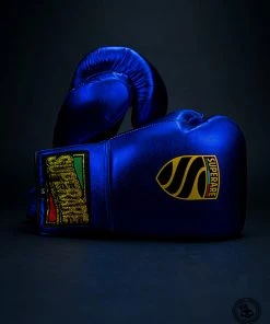 Superare Fight Goods Superare S50 Lace Up Gloves - Azzurro Blue