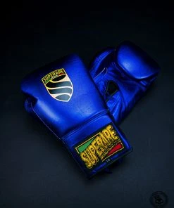 Superare Fight Goods Superare S50 Lace Up Gloves - Azzurro Blue