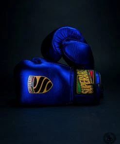 Superare Fight Goods Superare S50 Velcro Gloves - Azzurro Blue