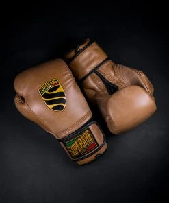 Superare Fight Goods SUPERARE ITALY Superare S50 Velcro Gloves - Espresso