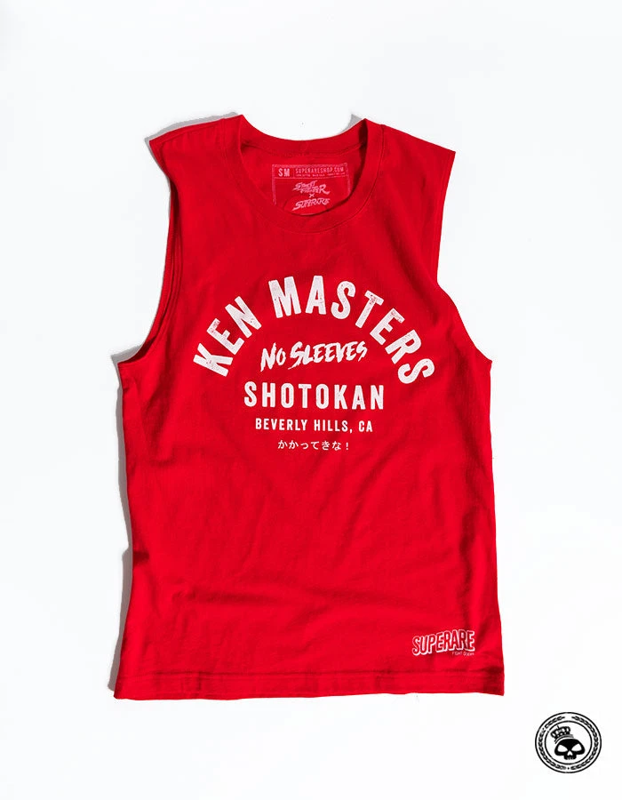 Superare Fight Goods CLOTHING Superare X Street Fighter Ken Masters Sleeveless Shirt 5 Superare Fight Goods CLOTHING Superare X Street Fighter Ken Masters Sleeveless Shirt