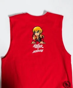 Superare Fight Goods CLOTHING Superare X Street Fighter Ken Masters Sleeveless Shirt 10 Superare Fight Goods CLOTHING Superare X Street Fighter Ken Masters Sleeveless Shirt
