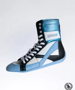 Superare Fight Goods Superare Boxing Shoes - Blue/White/Black