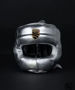 Superare Fight Goods Superare S430 Full Face Headgear - Silver SUPERARE ITALY