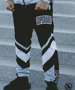 Superare Fight Goods SUPERARE ATHLETICS Superare Finisher Track Pants - Black/Grey 13 Superare Fight Goods SUPERARE ATHLETICS Superare Finisher Track Pants - Black/Grey