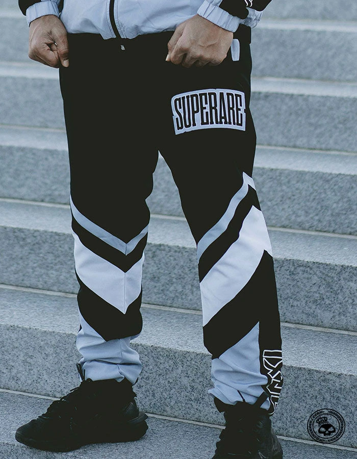 Superare Fight Goods SUPERARE ATHLETICS Superare Finisher Track Pants - Black/Grey 5 Superare Fight Goods SUPERARE ATHLETICS Superare Finisher Track Pants - Black/Grey