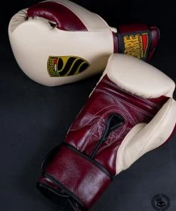 Superare Fight Goods Superare S50 Velcro Gloves - Maroon/Cream