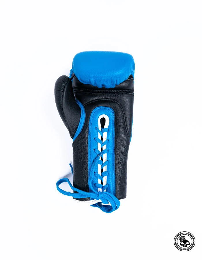 Superare Fight Goods Superare One Series "SuperGel" Lace Up Gloves - Blue/Black 5 Superare Fight Goods Superare One Series "SuperGel" Lace Up Gloves - Blue/Black