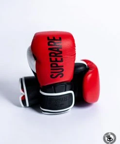 Superare Fight Goods Superare One Series "SuperGel" Velcro Gloves - Red/Black