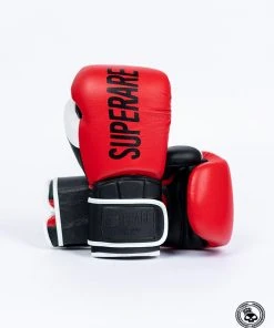 Superare Fight Goods Superare One Series "SuperGel" Velcro Gloves - Red/Black