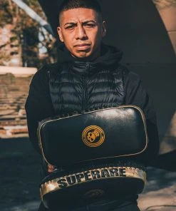 Superare Fight Goods Superare Black Gold Thai Pads TRAINING GEAR