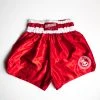 Superare Fight Goods Superare One Series Muay Thai Shorts - Red/White 1 Superare Fight Goods Superare One Series Muay Thai Shorts - Red/White