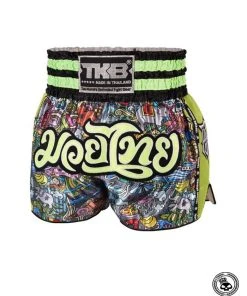 Top King Culture Muay Thai Shorts - Green
