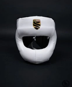 Superare Fight Goods Superare S430 Full Face Headgear - White/Black SUPERARE ITALY