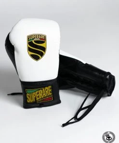 Superare Fight Goods Superare S40 Lace Up Gloves - White/Black