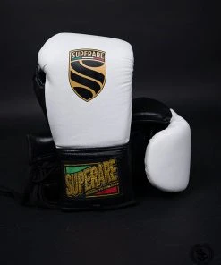 Superare Fight Goods Superare S40 Lace Up Gloves - White/Black