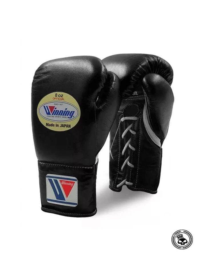 Winning Lace Up Gloves - Black 4 Winning Lace Up Gloves - Black