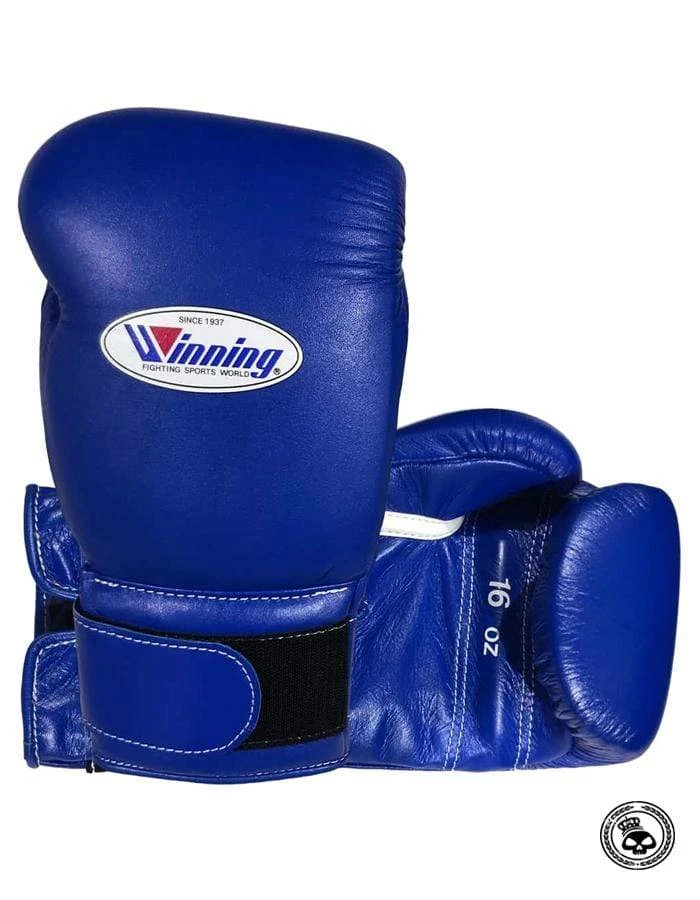 Winning Velcro Gloves - Blue 3 Winning Velcro Gloves - Blue