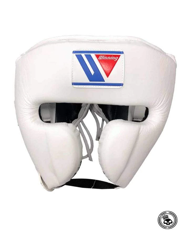 WINNING BOXING Winning Cheek Headgear - White 3 WINNING BOXING Winning Cheek Headgear - White