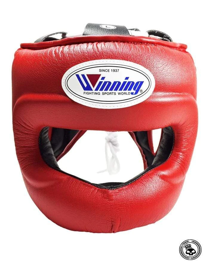 Winning Full Face Headgear - Red WINNING BOXING 3 Winning Full Face Headgear - Red WINNING BOXING