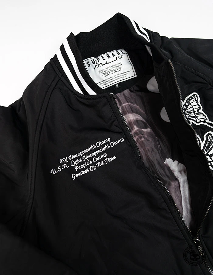 Superare Fight Goods CLOTHING Superare X Ali World Champion Bomber Jacket 10 Superare Fight Goods CLOTHING Superare X Ali World Champion Bomber Jacket
